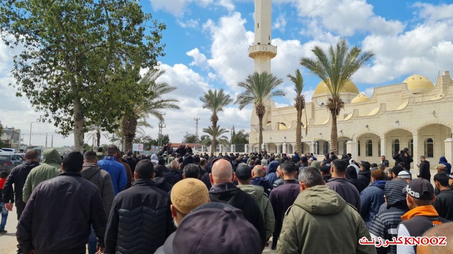 النقب : تشييع جنازة الشهيد سند الهربد في رهط